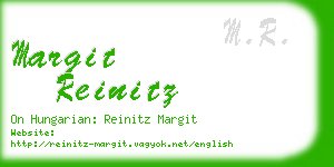 margit reinitz business card